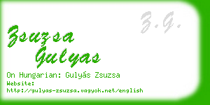zsuzsa gulyas business card